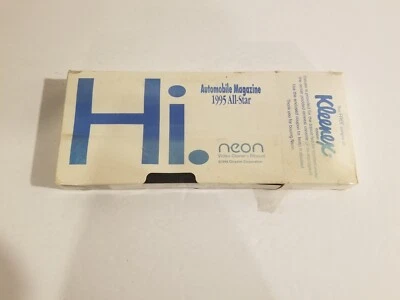 Say Hello To Neon  (VHS, 1995, with Kleenex Promo) Video Owners Manual - Image 1 of 3