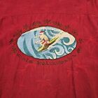 Reyn Spooner Shirt Mens Large Surf Santa Mele Kalikimaka Embroidered M Field