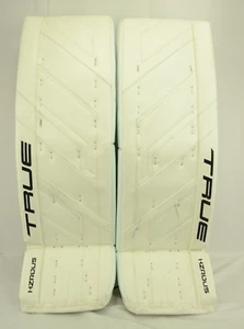 True HZRDUS 7X4 Goalie Leg Pads Senior Size 36+2 White (0808-4702) - Zdjęcie 1 z 5