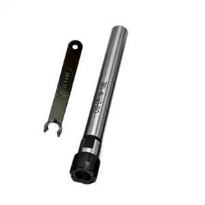 C12-ER11M-100L Collet Chuck Holder CNC Extension Rod Straight Shank+1P Wrench - Picture 1 of 7