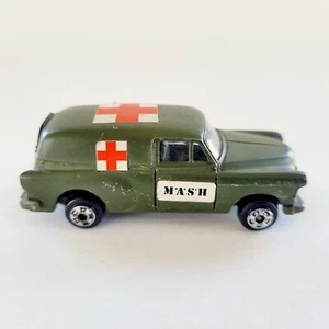 Zylmex Zee Toys T439 Olive Drab '54 Chevy Panel 1/64 Diecast Ambulance MASH 4077 - Picture 1 of 19