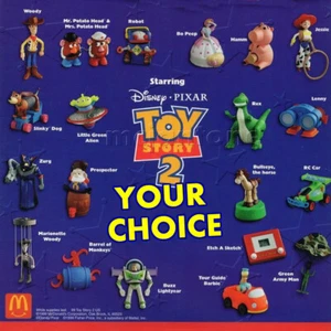 McDonald's 1999 TOY STORY Disney Pixar Original ANIMATED Movie YOUR Toy CHOICE - Picture 1 of 74
