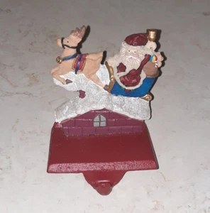 Colgador de medias de trineo de Santa Santa - Imagen 1 de 7
