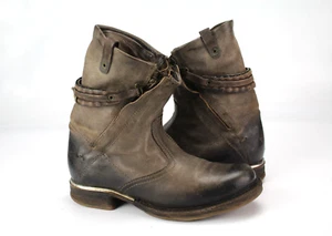 Airstep AS 98 Gr.36 Damen Stiefel  Stiefeletten Boots Leder  Braun  TOP  E 619 - Bild 1 von 5