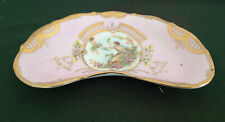 Lovely Hand Painted Ardalt China Crescent Salad Plate--Free Ship