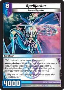 Kaijudo X3 SPELLJACKER Very Rare Foil #94/110 7CLA Playset Clash of Duel Masters - Picture 1 of 2