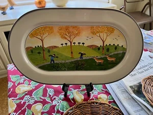 Villeroy und Boch 15" ovale Platte Naif Design Germany Country Harvest - Bild 1 von 9