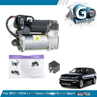For 2005-2013 Land Rover LR3 Range Rover Sport Air Suspension Compressor Pump - Image 1 of 4