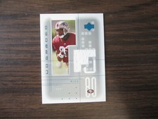 2001 Upper Deck UD Graded # JR Jerry Rice Jersey Card San Francisco 49ers
