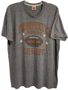 HOMAGE Cleveland Browns “Undefeated Preseason Champs” Tshirt Sz XL Made In USA - Picture 1 of 6