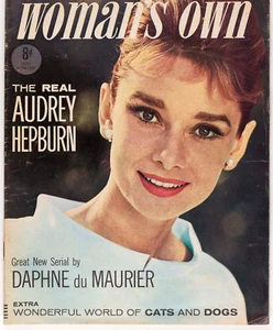 AUDREY HEPBURN Daphne du Maurier EMMANUELLE KHANH PATTERN Woman's Own magazine - Picture 1 of 5