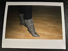 Shiny Stilettos Instax Original Photo Fujifilm Glam Bling Art Pretty Foot Feet