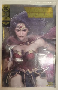 Wonder Woman #51 DC "Artgerm" Lau Gold Cover - DC Comics - Modern Age - Picture 1 of 12