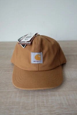 NUEVO DE COLECCIÓN Carhartt A15 BRN Acolchado Franela Forrado Oreja Solapa Gorra Gorra de Béisbol XL Foto 1 de 4