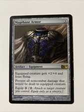 1 PLAYED Magebane Armor - Artifact m10 Magic 2010 Mtg Magic Rare