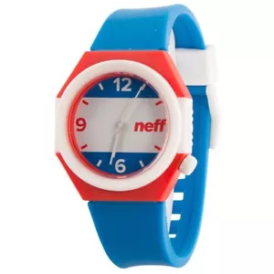 Neff Stripe Armbanduhr 'Merica Rot Weiß Blau Amerika Neu - Bild 1 von 1