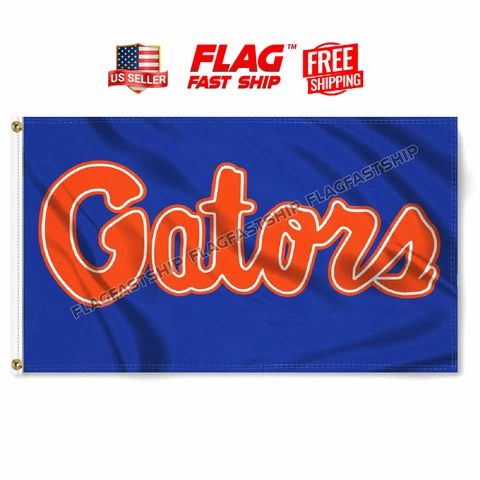 Florida Gators Flag ~ Large 3'X5' University of Florida NCAA FAST Free Shipping Cover