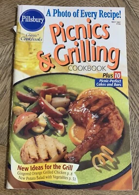 Pillsbury Picnics & Grilling Classic Cookbooks Booklet Recipes Magazine May 1997 - Image 1 of 4