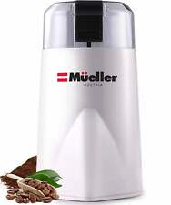 Mueller HyperGrind Precision Electric Spice/Coffee Grinder Mill - White