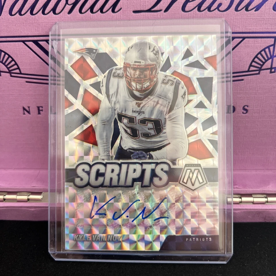 2021 Mosaic Kyle Van Noy Silver Mosaic Prizm Scripts Auto # S-KVN - Image 1 of 1
