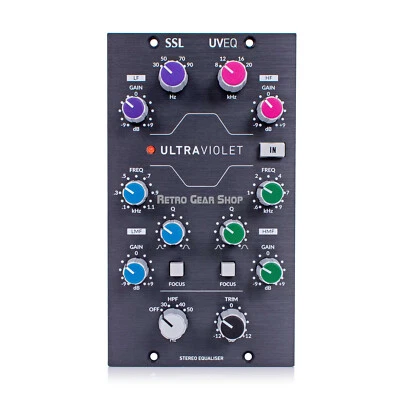 Solid State Logic SSL UV EQ 500 Series UltraViolet Stereo Equalizer - Image 1 of 3