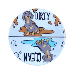 Black Tan Dapple Dachshund Dishwasher Magnet Wiener Dog Kitchen Cleaning Decor - Picture 1 of 12