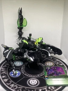 Bakugan Darkus Dharak Colossus & Card Complete Set Gundalian Invaders Rare - Picture 1 of 7