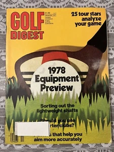 GOLF DIGEST MAGAZINE DECEMBER 1977 EQUIPMENT PREVIEW 1978 - Picture 1 of 14