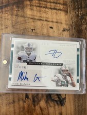2018 Panini National Treasures Dual Auto Minkah Fitzpatrick & Mike Gesicki /99