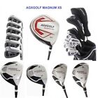 AGXGOLF MEN'S RIGHT HAND MAGNUM XS WIDE SOLE EDITION 13 CLUB GOLF SET, ANY FLEX