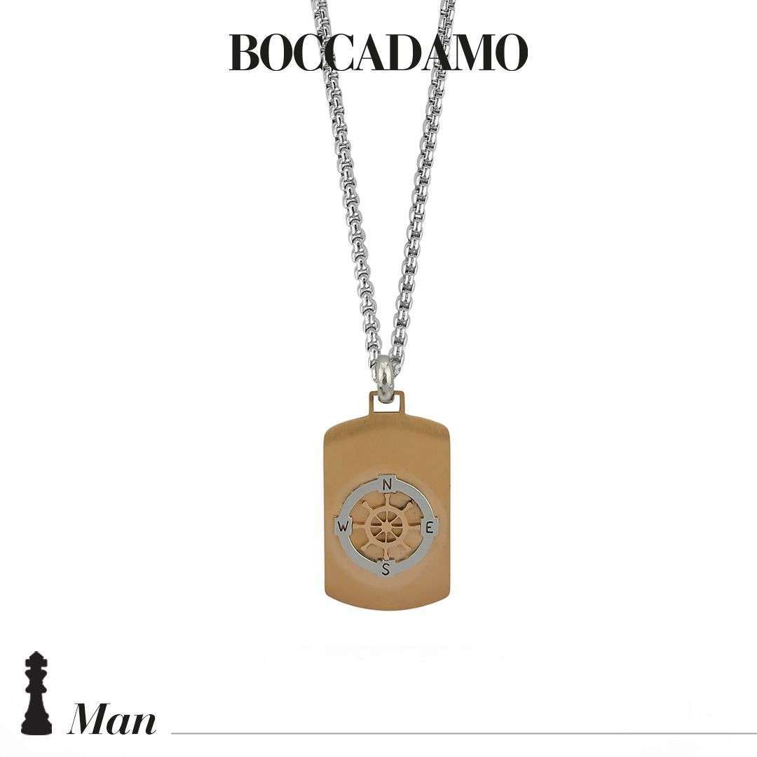 Collana Acciaio Con Zampetta Ciondolo Zampa Argento Cane - Foto 2