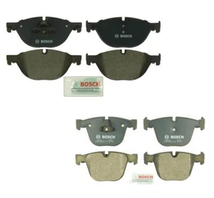 For BMW 535i 550i GT 740i 750Li 750i Front +Rear Disc Brake Pads Bosch QuietCast - Picture 1 of 1