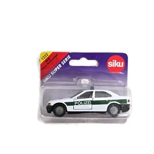 Siku 1352 BMW 320i Polizei German Police Diecast PATROL Car 1:64 WHITE - Picture 1 of 16