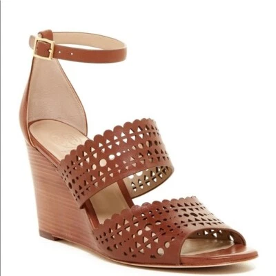 Cuñas de gladiador de coñac perforadas TORY BURCH Foto 1 de 4