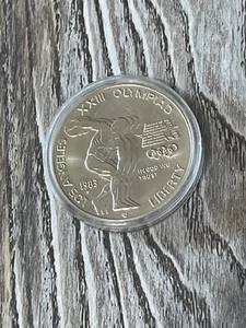 1983 Olympic $1 Silver Commemorative Proof 90% Silver - Picture 1 of 2