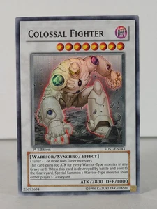 Colossal Fighter - Starter Deck 5D's - 5DS1 EN043 - Super Rare - 1st Ed. - A - Picture 1 of 5
