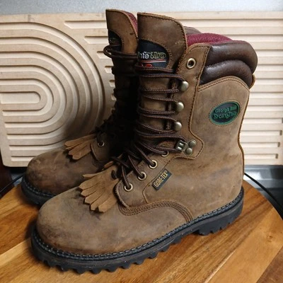 GEORGIA BOOTS Womens Sz 8 SPORT & TRAIL BROWN LEATHER GORE-TEX - Image 1 of 4