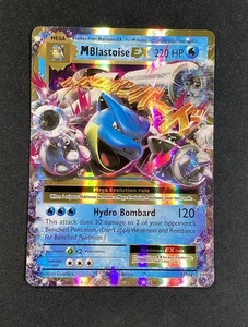 JCC Pokémon Mega-Blastoise EX XY Evoluciones Holo Carta Rara 22/108 Casi Nuevo - Imagen 1 de 6