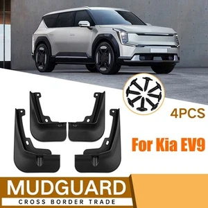 Reliable Mudguards for KIA EV9 Made of ABS Material Easy Direct Installation - Picture 1 of 12