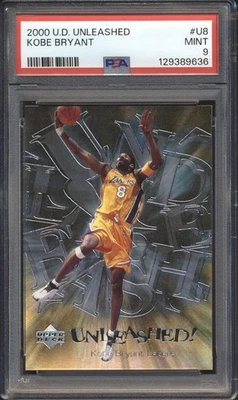 2000 U.D. Baloncesto desatado Kobe Bryant #U8 PSA 9 LOS ANGELES LAKERS COMO NUEVO PATIO Foto 1 de 2