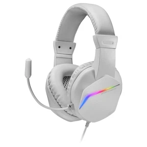 Mars Gaming MH122 White, Gaming Headset FRGB Over Ear with Microphone, HiFi Soun - Picture 1 of 6