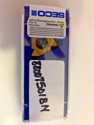 Insertos roscados nuevos post Seco... (27ER4UN, CP500) Caja de 2 piezas/2 disponibles Foto 1 de 2