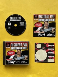RESIDENT EVIL 1 Directors Cut PS1 Playstation PSX One 2 Game Capcom OVP Cib BOX - Bild 1 von 5