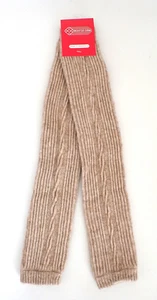Made in Mongolia 70% Wolle Stulpen 50-52cm Natur Thermo NEU - Bild 1 von 6