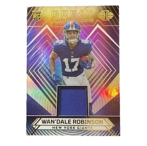 2022 Panini Illusions WAN'DALE ROBINSON Great Expectations RC Patch GIANTS GE-WR - Picture 1 of 2