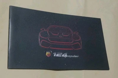 2016 ABARTH 124 Spider Brochure Depliant Catalogo in italiano - Immagine 1 di 4
