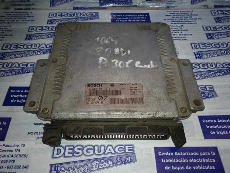 0281001976 centralina motore per PEUGEOT 306 BREAK XT 1997 193246 - Immagine 1 di 4