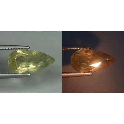 3,12 карата_коллекция мечты_100 % натуральное неотапливаемое изменение цвета диаспор_индейка - Изображение 1 из 4