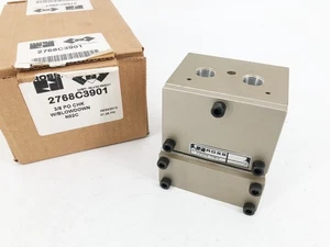 New Ross 2768C3901 Dual Pilot Operated Check Valve 3/8" NPT w/ Blowdown - Picture 1 of 10