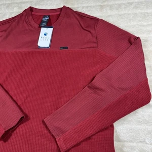 Reel Life Adventure+ Pullover Herren Large weinrot rot Langarm Angeln Outdoor - Bild 1 von 14